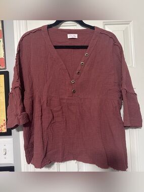 Pink Lily Blouse